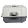 Hard Sided Plastic Dog Carrier Large Space Lockable Iron Window 4 Sides Ventilation Travel Pet