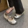 2024 новые туфли Xiaoxiangfeng Mary Jane женские мягкие подошвы не утомляют ноги, сказочно нежные цвета, соответствующие слову со светлым ртом одинарные туфли