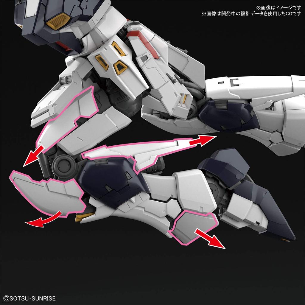 BANDAI SPIRITS RG Mobile Suit Counterattack Nu Gundam Scale Plastic Model Gundam Char's 1/144 Pre-Colored