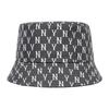 MLB New York Yankees Large Logo Print Double-Sided Polyester Bucket Hat Unisex Couple Style Black 3AHTM022N-50BKS