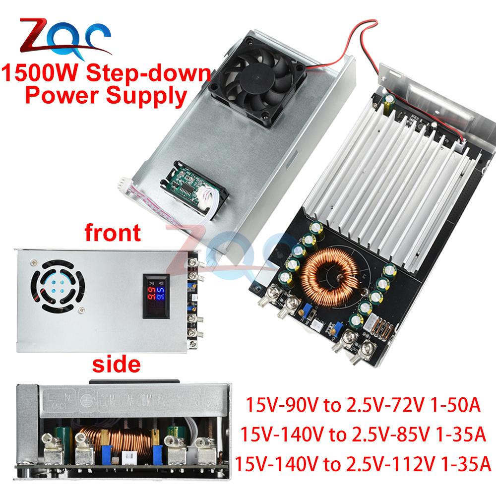 1500W DC Buck Module Synchronous Rectification Step-Down Power Adjustable Module Voltage Power Supply Buck Converter LED Driver