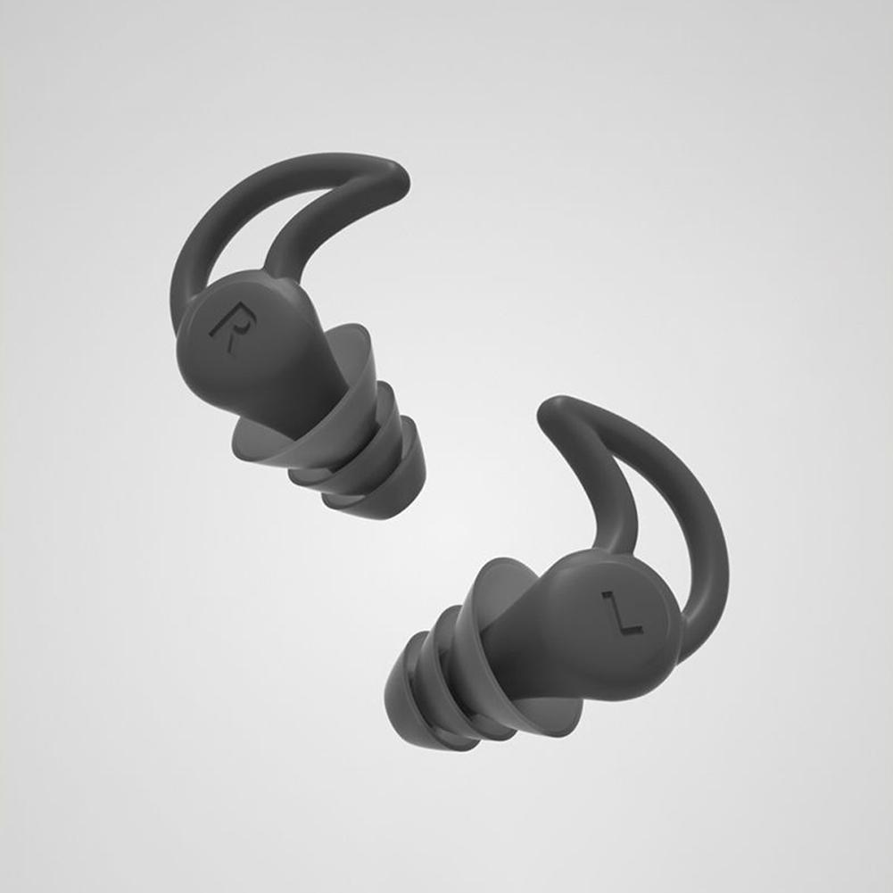 Трехслойные мягкие силиконовые шумоподавляющие беруши, удобные многоразовые противошумные звукоизоляционные моющиеся беруши для сна