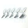 Competition-Grade CNC 2-Blade Aluminum Propeller (CW CCW) - 4.76mm Bayonet Metal Boat Prop for Brushless Electric Boats