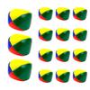Charmoon Set of or 15 Colorful Juggling Toys for Street and Beginners Beanbags, 5, 10, Balls, Performances, Practice, (15 Balls)