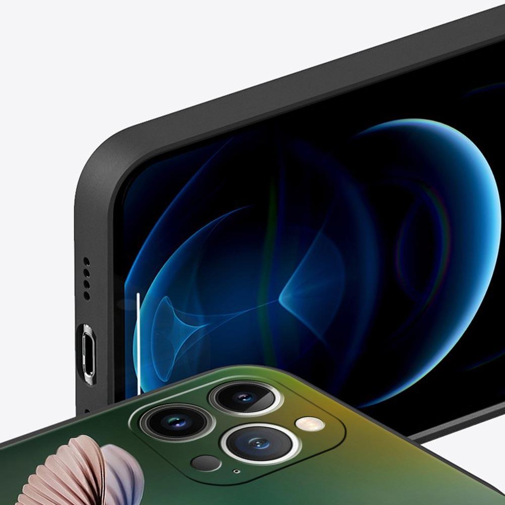 Чехол для телефона с колибри для iPhone 16e 15 14 13 12 11 Pro Max XS X XR SE 7 8 Plus Чехол iPhone 16 Мягкий ТПУ Чехол