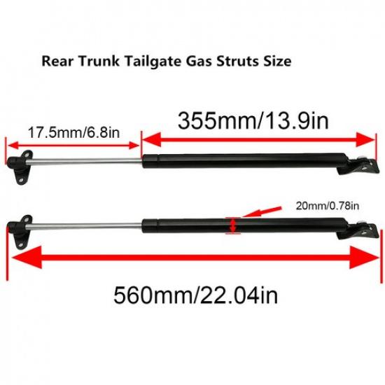 4Pcs Front Hood+Rear Tailgate Gas Struts Lift Support For Lexus RX300 Base Sport