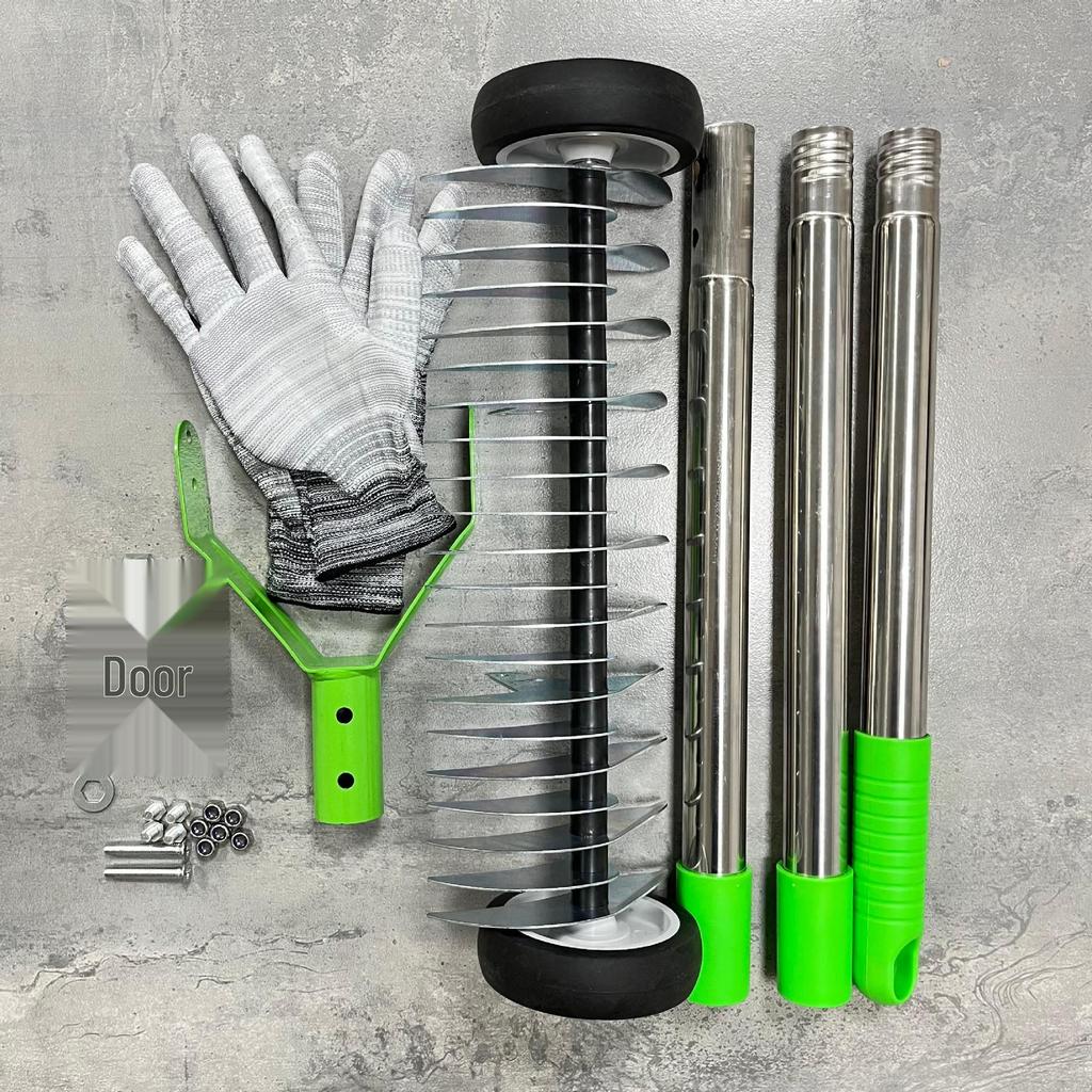 Popular Wheeled Garden Scarifier and Leaf Rake