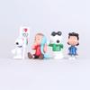 Очаровательный набор из 12 фигурок Peanuts Чарли Браун Снупи Люси Франклин для украшения торта