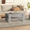 VidaXL Coffee Table Sonoma Grey 102x55x45 Cm Engineered Wood 816929