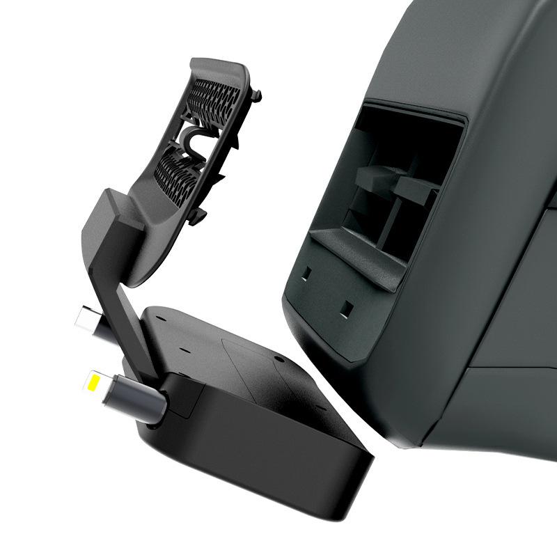 Для Tesla Model 3/Y Заднее вентиляционное отверстие Интеллектуальная док-станция Type-C PD 27 Вт Быстрая зарядка USB Док-станция для iPhone