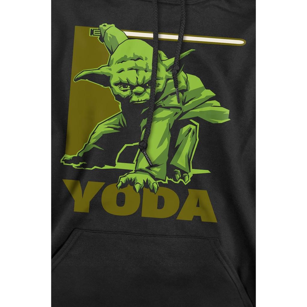 STAR WARS Мужская толстовка с капюшоном Yoda Square