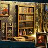 1 Набор DIY Набор для книжной полки Реалистичный Гладкий край Точно вырезанный Легко собрать Развитие воображения Кукольный домик 3D DIY Вставка для книжной полки Декор для