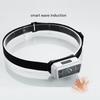 Налобный фонарь для уличной рыбалки, индуктивная USB-зарядка, налобный мини-налобный фонарь для кемпинга, ночного бега