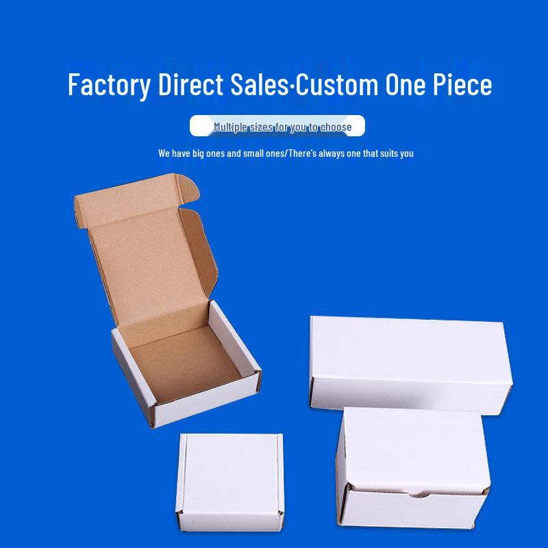 Three-layer Corrugated Rectangular Packaging Box for Electronics or Clothing.