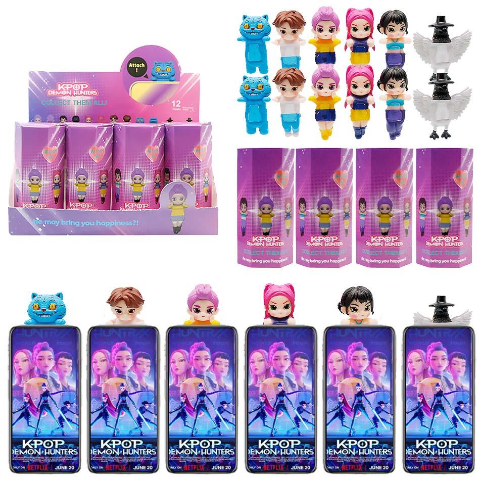 Горячая распродажа K-pop Серия Demon Hunters Blind Box Аниме Фигурки Украшения Куклы Поклонники Дети Подарок на день рождения Случайный Blind Box