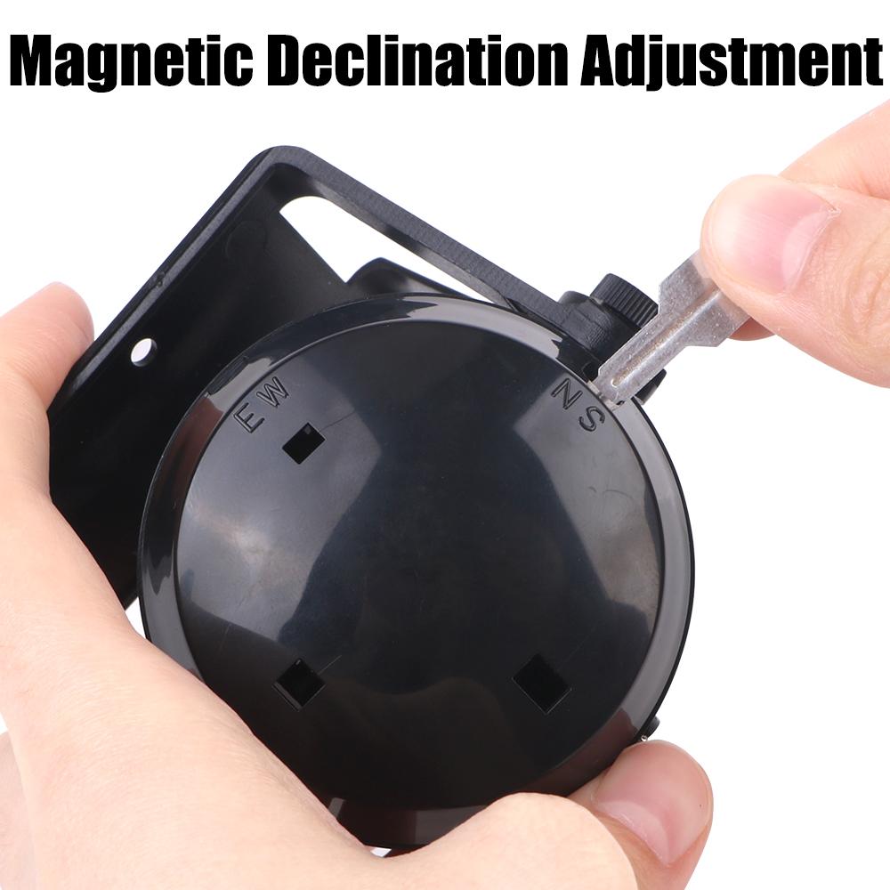 Boat Compass With Electronic LED Light Waterproof 360°rotating Nautical Compass LC550 12V Navigation Positioning