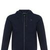 Emporio Armani Однотонная толстовка с капюшоном и принтом логотипа на молнии, повседневная, с длинным рукавом, мужская, темно-синяя, 8N1BN2-1JBTZ-0920
