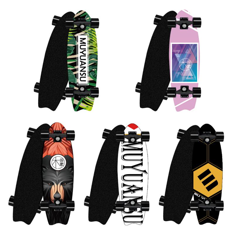 Профессиональный скейтборд для серфинга, кленовый скейтборд Single Rocker, круизер, скейтборд, лонгборд, детский спорт, уличный спортзал