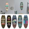 1PC Sea Surfboard Summer Beach Ocean Theme Decorative Wooden Printed Welcome Door Sign Home Board Vintage