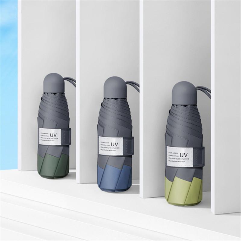 Ветрозащитный анти-ультрафиолетовый мини-зонт, портативный дорожный непромокаемый зонт