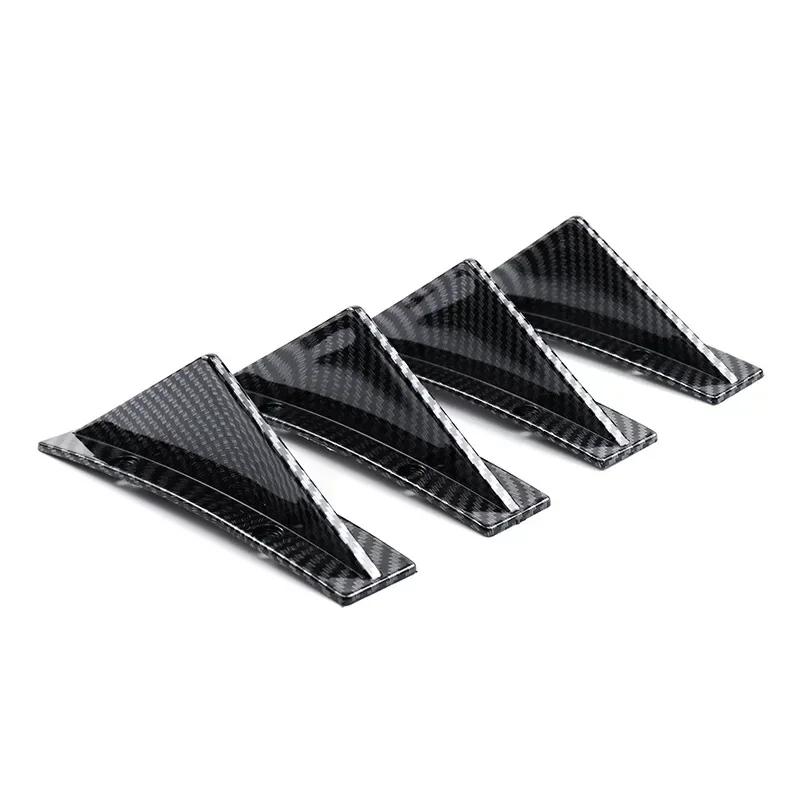 New 4PCS New Fashion Arrival Universal Car Rear Bumper Diffuser Car Back Bumper Spoiler Splitter Car-Styling Car Accessories