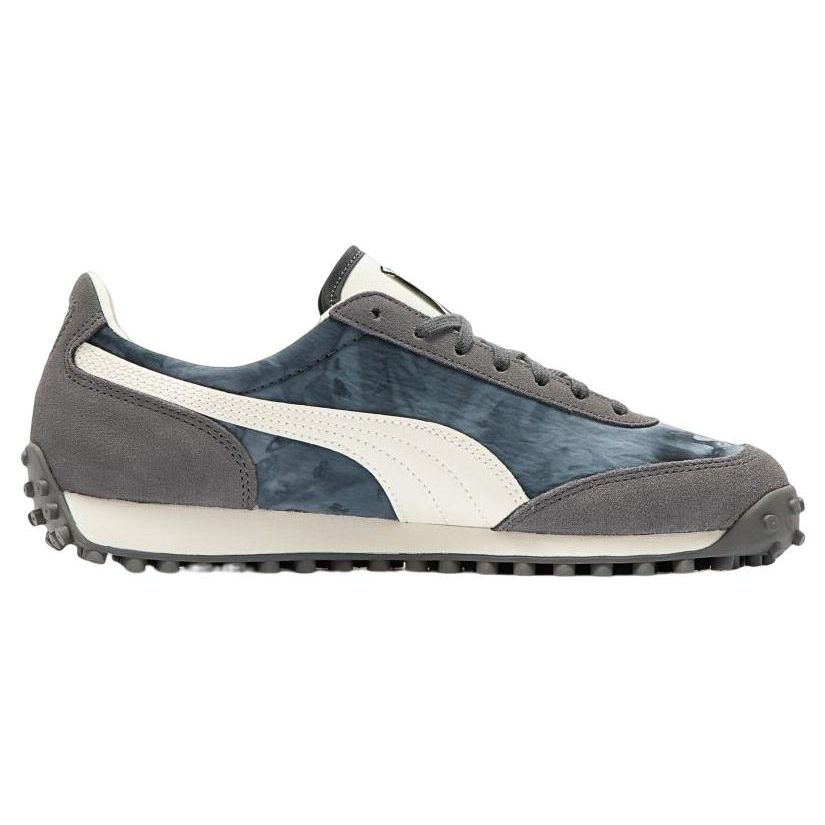 Puma Fast Rider Mmq Поношенная Кожа Спортивные Низкие Кроссовки для Повседневной Носки Унисекс кроссовки Белый Серый 392091-03