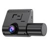 3 Cameras Dash Cam 2in Clear Car Rearview Mirror Car Video Recording Camcorder Multi-Language Car