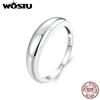 925 Sterling Silver Simple Circle Wedding Ring For Women Classical Halo Rings Party Engagement Jewelry Gift