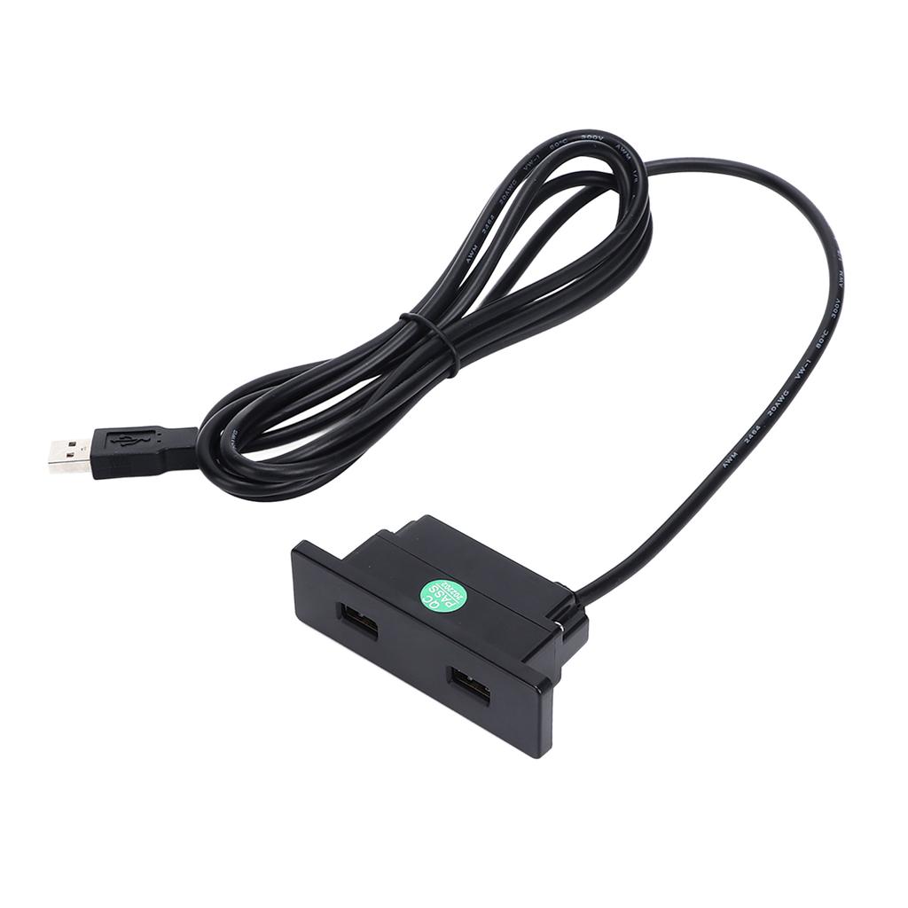 Встраиваемая розетка USB-удлинитель 5 В 2,5 метра с двумя портами USB для зарядки дивана, встроенный USB-разъем ABS