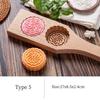 Деревянные формы для лунных кексов Mooncake Maker Wood Press Cake Wood Mold Wax Melt Molds Wooden Press Tool Chinese Style