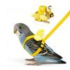 Adjustable Parrot Harness With Wing Decor Anti‑Bite Flying Leash For Budgie Lovebird Cockatiel
