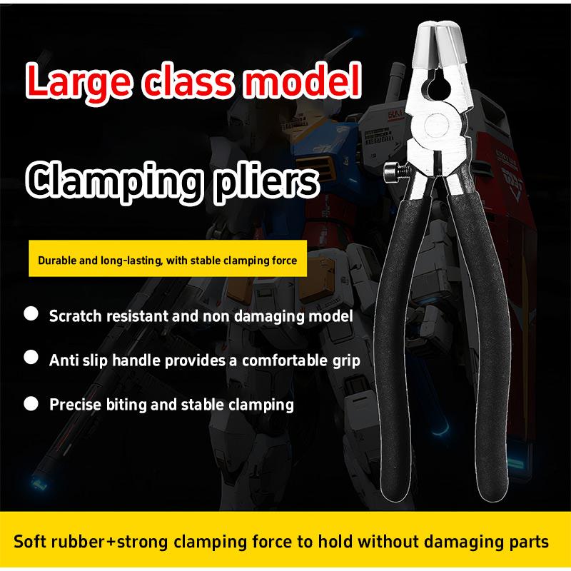 Professional Glass Tile Nipper 8 Inch Heavy Duty Carbon Steel Ceramic Breaker Pliers with Adjustable Screw for Stained Glass