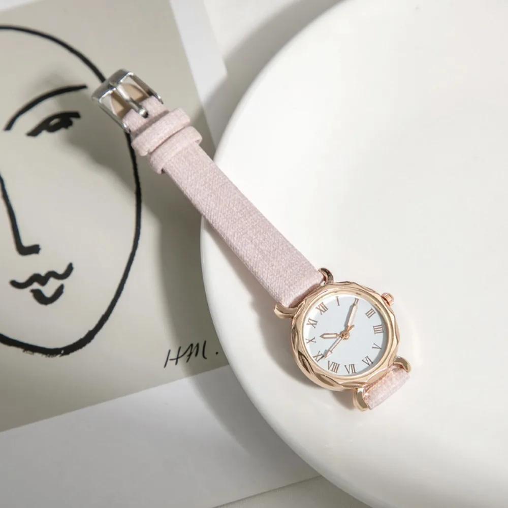 Fashion Faux Leather Strap Watch Multi-color Casual Wristwatch Adjustable waterproof Quartz Watch