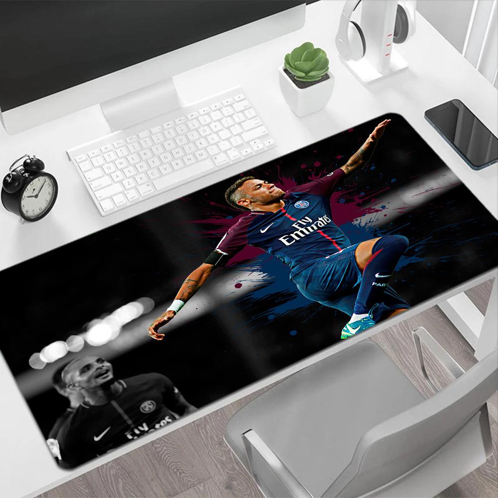 Neymar's Brazilian Brilliance Gaming Mouse Pad Keyboard Pad Ultra-Long Desk Mat Non-Slip Rubber Bottom Perfect for Office Laptop Gaming Setup