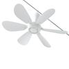 Silent Electric Fan 4-speed Hanging Camping Tent Fan Portable Ceiling Fan  Dormitory