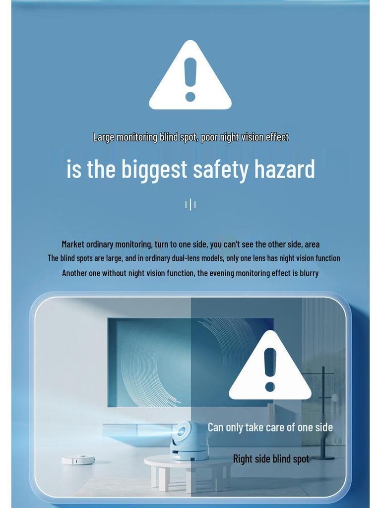 YooSee Wireless HD Night Vision Dog Monitor with Dual-Screen Remote and Mobile Phone Connectivity