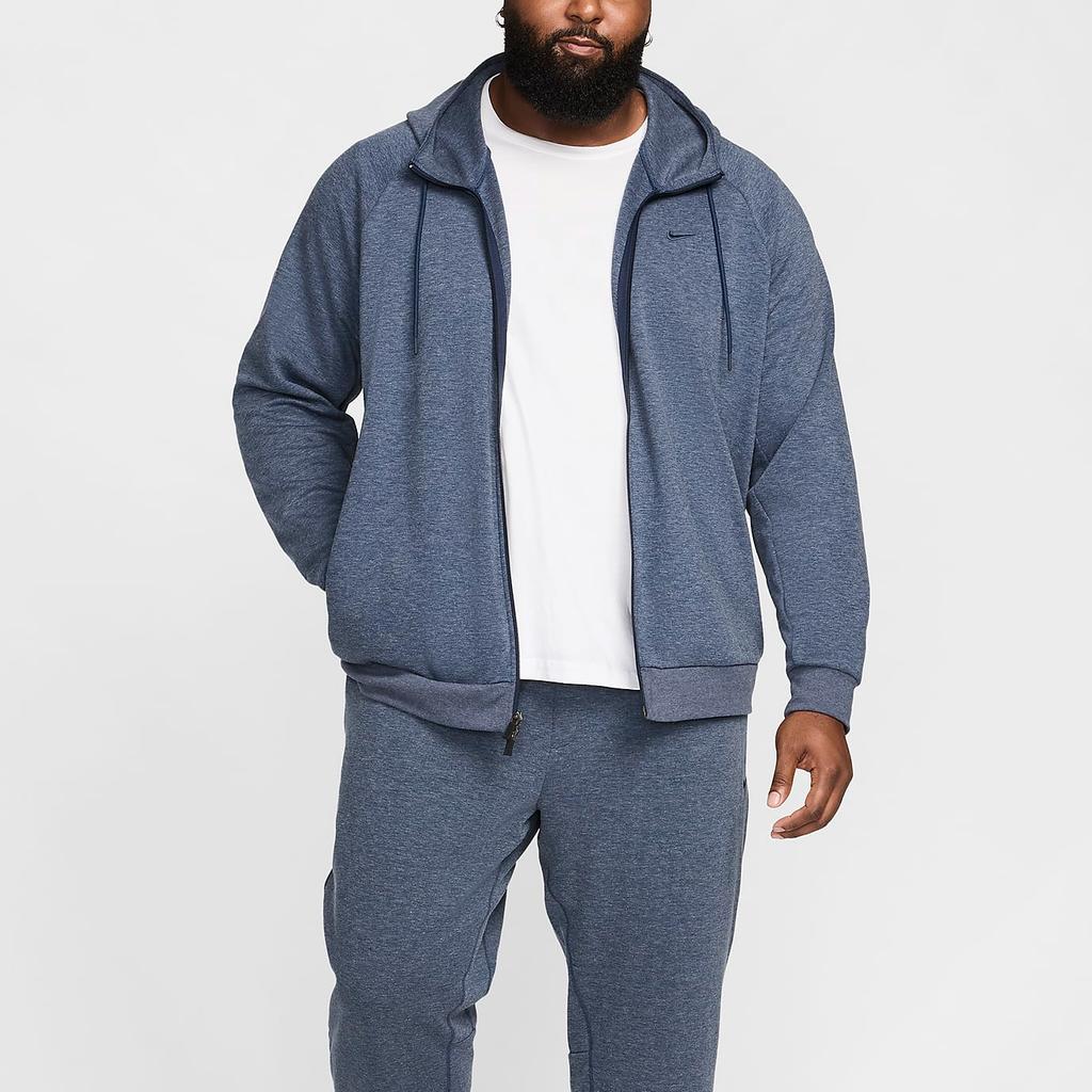 Nike Мужская толстовка с капюшоном на молнии Primary Fleece с технологией Dri-FIT и защитой от УФ FZ0967-473