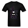 Female Tshirt Illusion Gravity Fall T Shirt Illuminati T-shirt Women Summer Big Size Cotton Clothes Geometric Pattern Funny