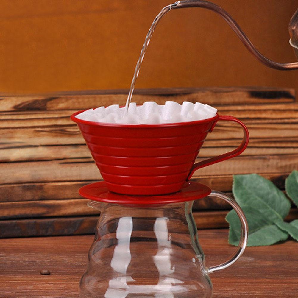 Одноразовый волнистый кофейный фильтр в форме чашки для торта, сменная бумажный фильтр для приготовления кофе, кофейный фильтр, кофейная бумага