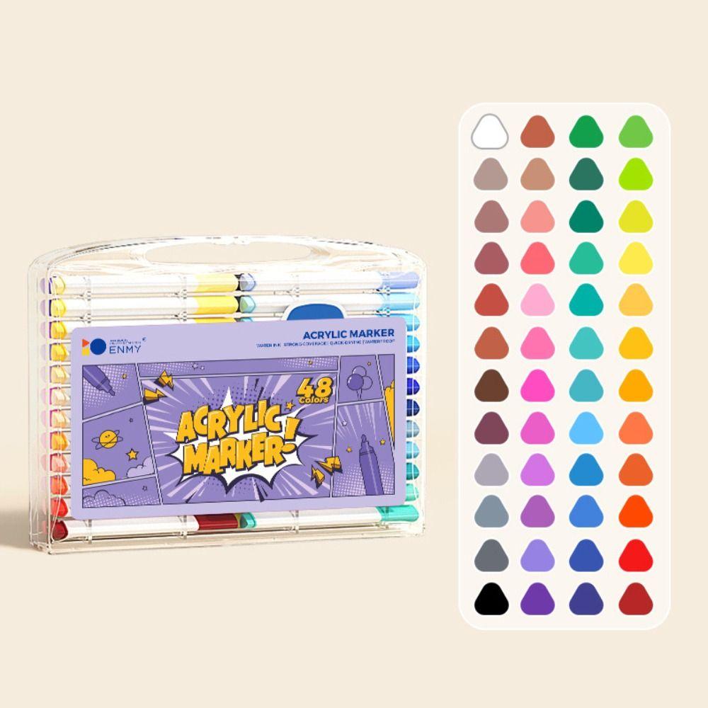 Гелевая ручка для рисования, ручная работа, граффити, ручка 24/48/60 цветов, художественный маркер, ручка для детей