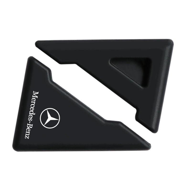 2 шт. Накладки на углы дверей автомобиля, защита бампера от ударов и царапин, наклейка для Mercedes-Benz C500 C200 C300 A B C E GLA CLA GLK GL ML GLE V177 W247 W176