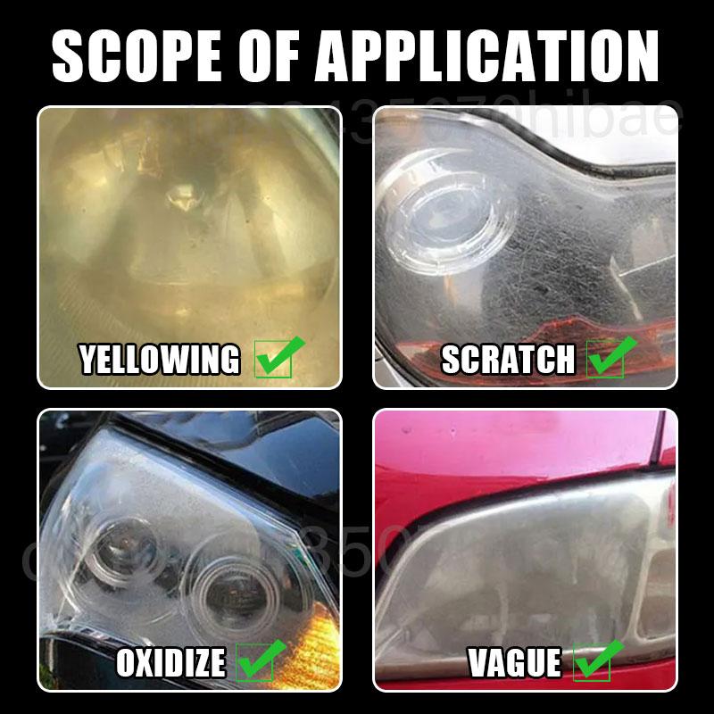 Наборы для полировки автомобильных фар Средство для удаления царапин на фарах Паста для ремонта и очистки Удаления окислов Жидкость для полировки фар