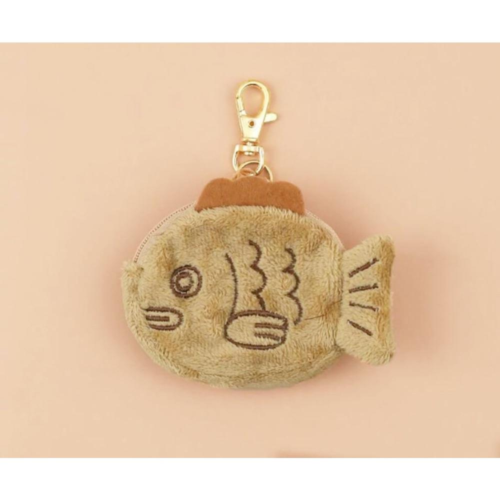 Кошелек для монет в виде маленькой рыбки, сумка для монет в японском стиле, симпатичный плюшевый кошелек для монет, креативная сумка на запястье, детский кошелек