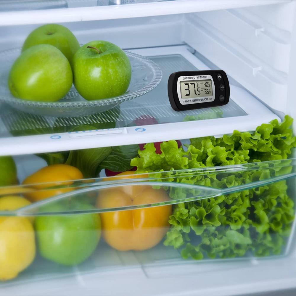 Portable Refrigerator Hanging Gauge Temperature Meter Fridge Kitchen Tool Freezer Thermometer