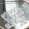 1/5/10 Grid Non-Magnetic Nail Stand Sample Nails Display Nail Polish Holder Nail Tips Reusable