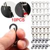 10Pcs Bags Strap Metal Lobster Buckles For Handbag Keychain Hook Diy Accessory