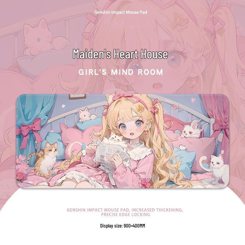 Коврик для мыши Sailor Moon XL: Милый, Высококачественный Офисный Коврик для Клавиатуры с Аниме-Девушками