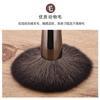 15PCS Professional Makeup Brushes Set Real Animal Hair Eye Face Blending Artist