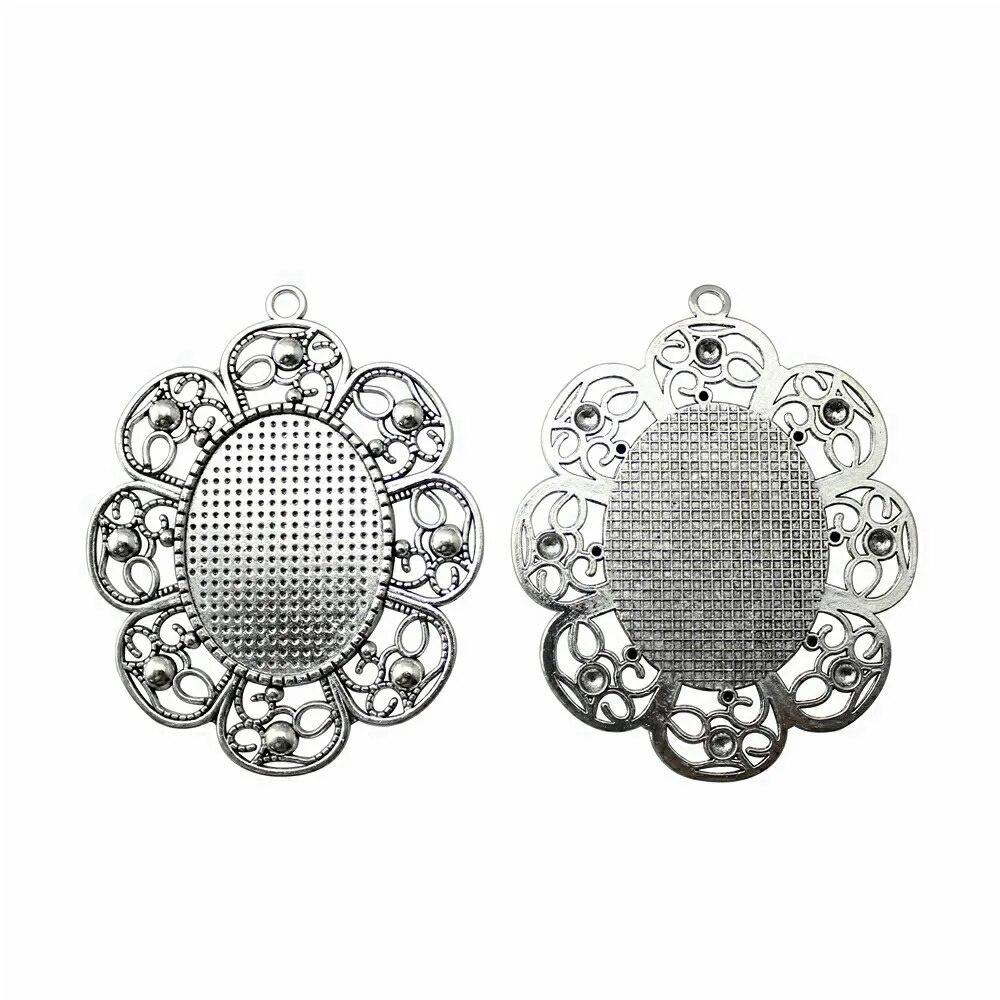 Подходит для овального 20X30 мм 25X35 мм стеклянного кабошона, основа для установки лотка, компоненты, автомобильные аксессуары, подарочные украшения и аксессуары