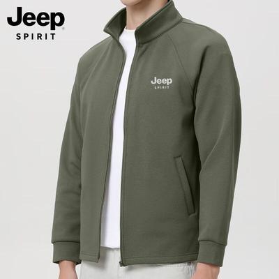 Мужская повседневная трикотажная куртка JEEP SPIRIT со стойкой